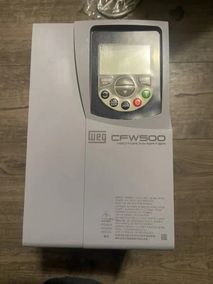 WEG  CFW500 Inverter CFW500A01P6T4DB66G2  1/2hp with 3-phase input, 380-480VAC - Image 1 of 4