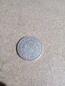 1949 Georg VI Zwei Schilling 2/- 2er Münze - Bild 1 von 2