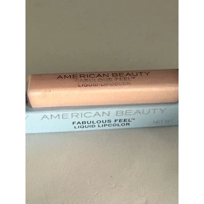 NOS American Beauty fabulous Feel Liquid Lipcolor; 08 Pink Pearl; .17 oz - Image 1 of 4