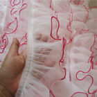 1Yard Ruffle Lace Edge Trim Organza Pleated Ribbon Fabric Sewing Hem 12cm Width