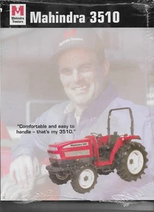 Original OE Mahindra Model 3510 Tractor Sales Brochure Spec Specifications Sheet - Picture 1 of 2