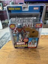 Marvel Legends Toy Biz Modok Series Captain Marvel Variant Genis Vell With BAF