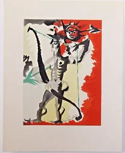 Lurcat Jeans - "Komposition" Hommage an Raoul Dufy Lithographie - Bild 1 von 3