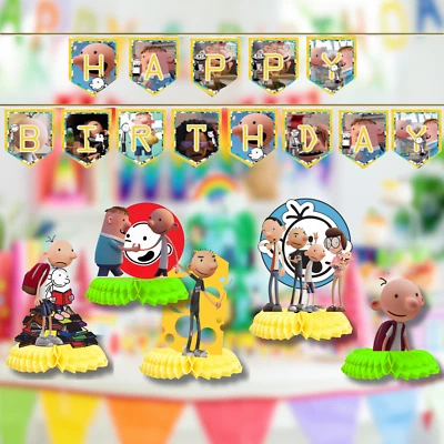 Diario débil niño suministros de fiesta feliz cumpleaños centro de mesa decoración globos Foto 1 de 4