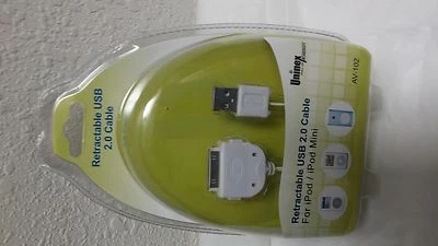 uninex retractable usb 2.0 cable for ipod ipad - Image 1 of 3