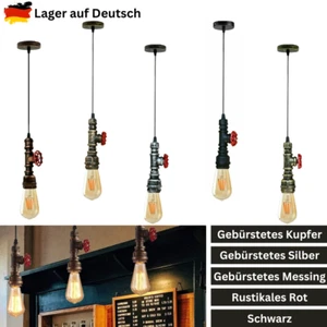 Pendelleuchte Vintage Leuchte Deckenlampe Retro Hängelampe E27 Cafe Bar Design - Bild 1 von 30