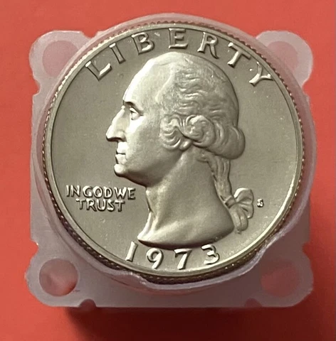 1973-S  **PROOF**  WASHINGTON QUARTER - NICE COIN - L@@K AT PICTURES!!!!! Cover