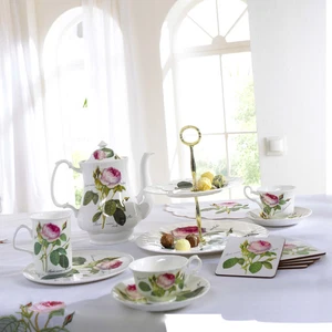 Roy Kirkham fina serie de porcelana inglesa Redoute Roses porcelana de formano