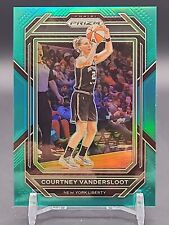 Courtney Vandersloot - 2023 Prizm WNBA - Teal Prizm #44/49 - New York Liberty