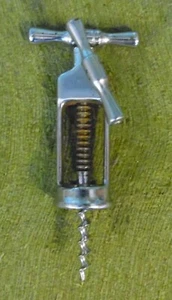 Sacacorchos Metal con Piñón y 2x Mango, ANTIGUO, RARO - Imagen 1 de 5