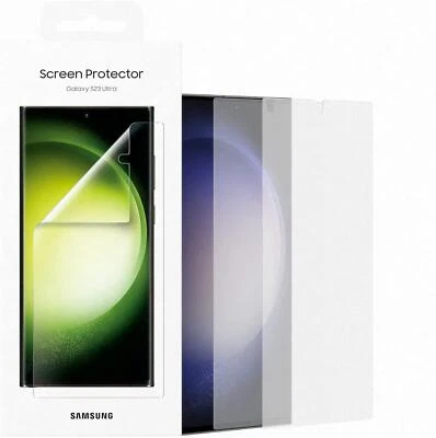 Genuine / Official Samsung Galaxy S23 Ultra Screen Protector (2 pack) - New - Image 1 of 4