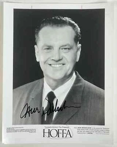 Vintage 1992 Jack Nicholson Signed "Hoffa" Promotional B & W Photo Proof W/COA - Picture 1 of 3