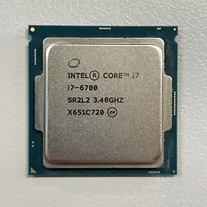 Genuine Intel Core i7-6700 CPU 3.40 GHz 8MB Cache Processor SR2L2 Socket 1151 - Picture 1 of 3