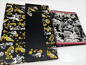 2 Office Desk Access. VERA BRADLEY 9" TOILE 3 Ring Binder-SICURA Accordion File - Picture 1 of 17