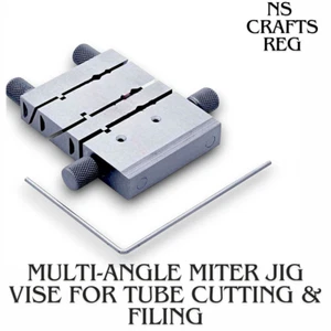 Tornillo de inglete profesional multiángulo para trabajo de corte y limado de tubos para joyero - Imagen 1 de 8
