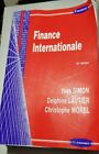Livre FINANCE INTERNATIONALE de SIMON- LAUTIER-MOREL  950 PAGES T bon état
