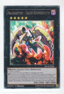 Yu-Gi-Oh Raidraptor Falco Sconosciuto MACR-IT044 Rara Ita