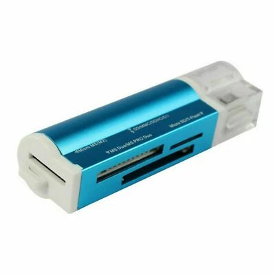 Mini Alu Kartenleser USB Micro SD MMC SDHC M2 Card Reader Adapter WIN/MAC Z38 - Bild 1 von 4