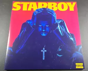 The Weekend - Starboy ablum with translucent red vinyl pressing - NM - Picture 1 of 5