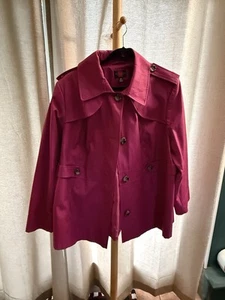 Gallery Woman 2X Pink Rain Spring Jacket-Preowned but Excellent - Bild 1 von 5