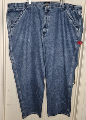 Polo Ralph Lauren Men's Carpenter Jeans 54x30 Vintage Y2K Baggy Big & tall #0117 - Image 1 of 4
