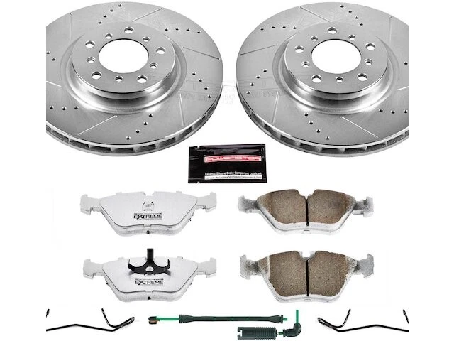 前刹车片和转子套件 46GXMW45 适用于宝马 M3 2002 2002 2003 2004 2005 2006 — 第 1/1 张图片