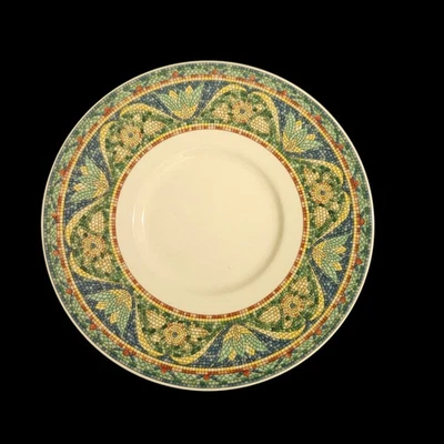 Juego de 4 platos de ensalada Mikasa San Marco DX006 6,5" borde de mosaico ultra cerámica Japón Foto 1 de 4