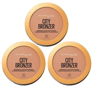Maybelline New York City Bronzer and Contour Matte Powder.[300] 0.32 oz  Pack 3 - Picture 1 of 7