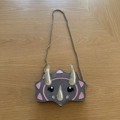 Bolso Bandolera Capelli New York Dinosaurio Triceratops Brillo Rosa Dorado Niños Foto 1 de 4