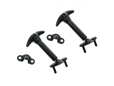 For 1961-1969 Jeep Dispatcher Hood Latch Bracket Set 24144XHPM 1962 1963 1964 - Image 1 of 2