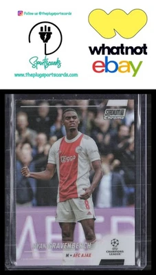 🔥 2021-22 Stadium Club Chrome #86 Ryan Gravenberch Refractor Ajax - Image 1 of 2