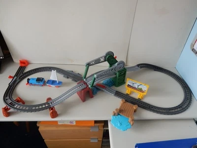 Fisher-Price Thomas & Friends Bridge Lift Thomas & Skiff Track Playset Complete - Image 1 of 4