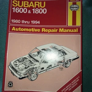 Haynes Automotive Repair Manual Subaru  1600-1800 1980 To 1994 - Picture 1 of 6