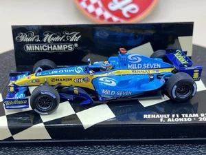 MINICHAMPS 1/43 Renault F1 Team R25 Fernando Alonso MILD SEVEN 2005 400050005 - Picture 1 of 13