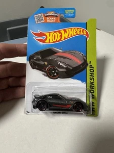 2015 Hot Wheels HW FERRARI 599XX Pearl Black HW Workshop Thrill Racers #188/250 - Picture 1 of 2