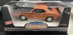 ERTL AMERICAN MUSCLE 1970 PLYMOUTH AAR CUDA naranja 1:18 diecast - Imagen 1 de 4