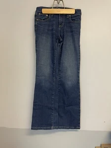 DKNY Jeans Womens Size 4S/C Blue Denim Mid Rise Straight Leg SOHO - Picture 1 of 11