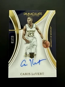 2016-17 Panini Immaculate Collegiate Caris LeVert RC On-Card Auto /99 Pack Fresh - Picture 1 of 2