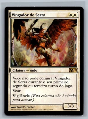 Magic the Gathering PORTUGUESE Magic 2013 Serra Avenger #33/249 MTG TCG CCG M13 - Image 1 of 2