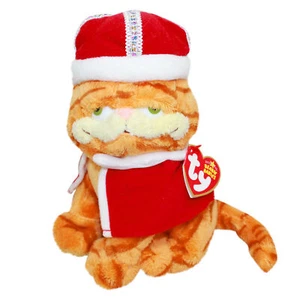 Ty Beanie Baby garfield His majesty out choice - MWMT - Picture 1 of 1