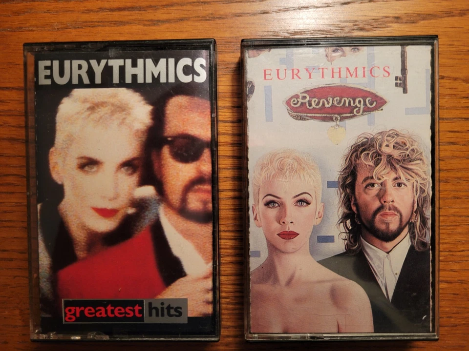 2 Eurythmics Cassettes - Annie Lennox & Dave Stewart - Greatest Hits and Revenge - Image 1 of 1