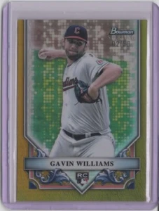 2024 Bowman Sterling Rookies Gold Refractors #BSR14 Gavin Williams 02/50 - Picture 1 of 2
