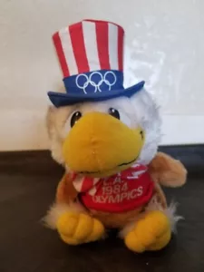 MUÑECA DE PELUCHE SAM THE OLYMPIC EAGLE APLAUSE 7 PULGADAS JUEGOS OLÍMPICOS DE LOS ANGELES 1984 - Imagen 1 de 2