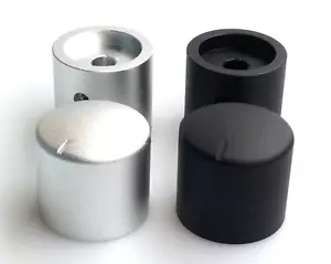 Perilla potenciómetro de volumen de audio de aluminio de 25X23 mm para AMP CD DVD HIFI HÁGALO USTED MISMO 6,0 mm - Imagen 1 de 10