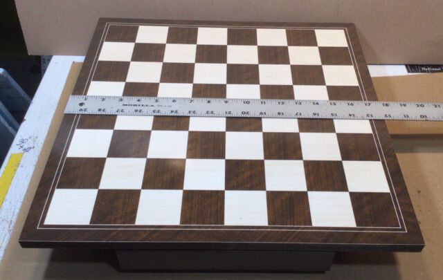 Custom CHESS Board by Edward Burger made from Cherry, Walnut and Ash Wood  SIGNED