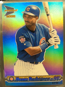 2000 Pacific Prism Henry Rodriguez (#28) Holographic Blue /80