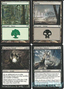 MTG Magic the Gathering CAMPEONES DE KAMIGAWA Piel de Ceniza Zubera Devoradora Avaricia - Imagen 1 de 1