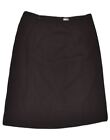 CERRUTI Womens A-Line Skirt EU 40 Medium W28 Black Polyester E004