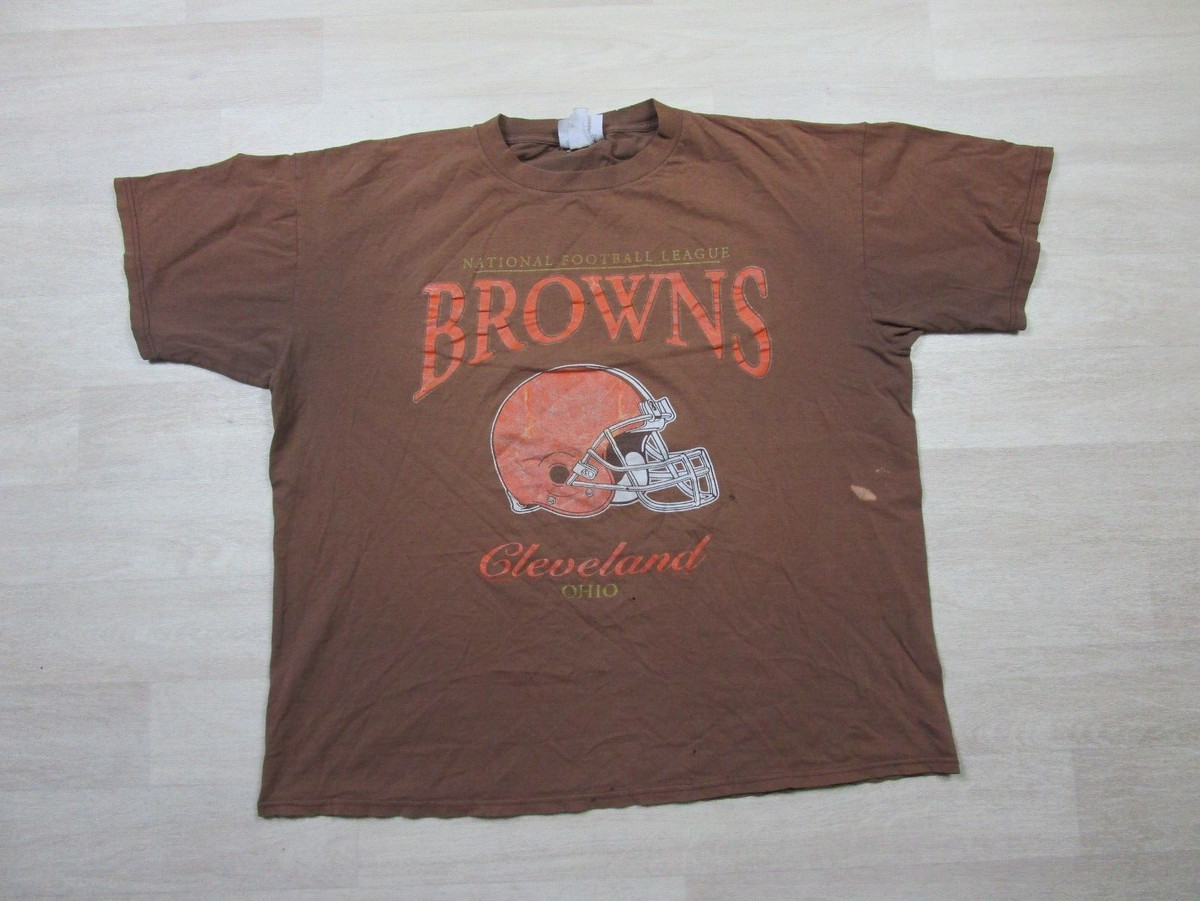 vintage cleveland browns t shirt products for sale | eBay