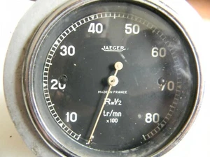 jaeger drehzahlmesser für motorrad und auto bultaco tss125 benelli gilera guzzi moto - Bild 1 von 3